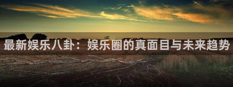 2元彩票f凯捷注册：最新娱乐八卦：娱乐圈的真面目与未来趋势